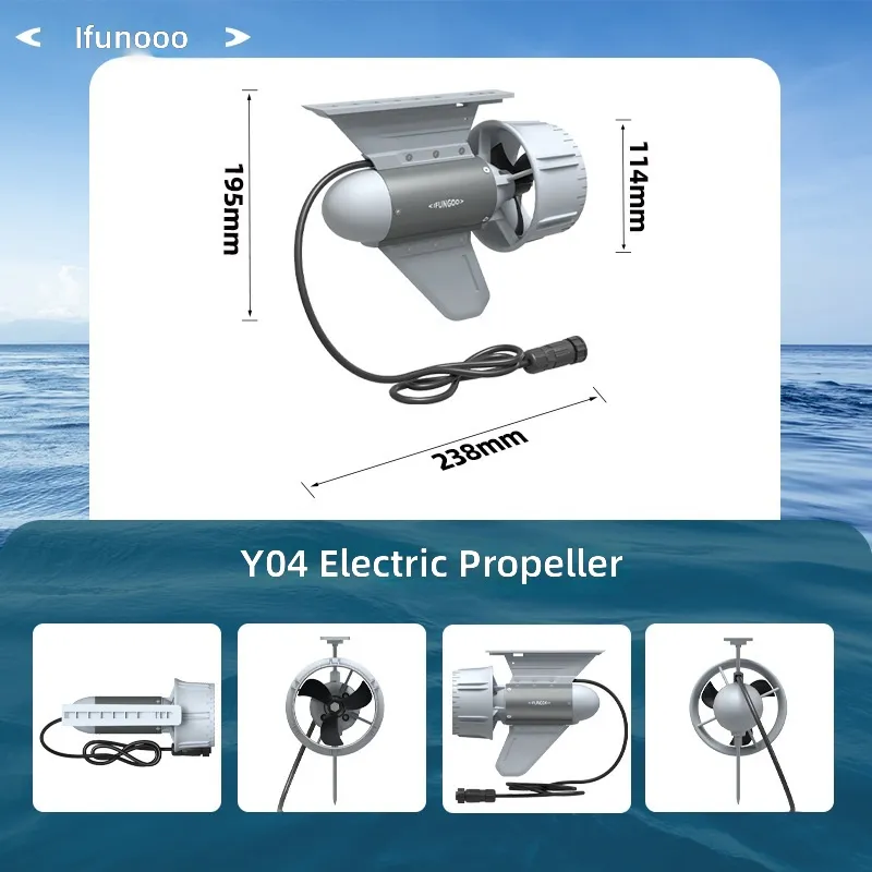 24V 330W Electric Underwater T - Fishing Boat Outboard Motor ulasan dan harga