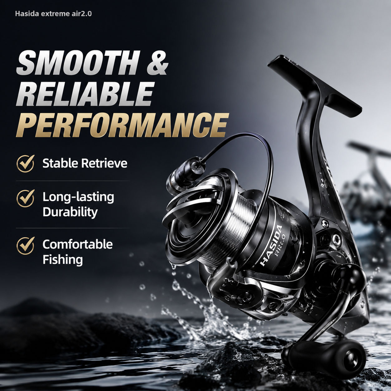 HASIDA AULA Air Spinning Reel  - Abu Garcia Reel Max ulasan dan harga