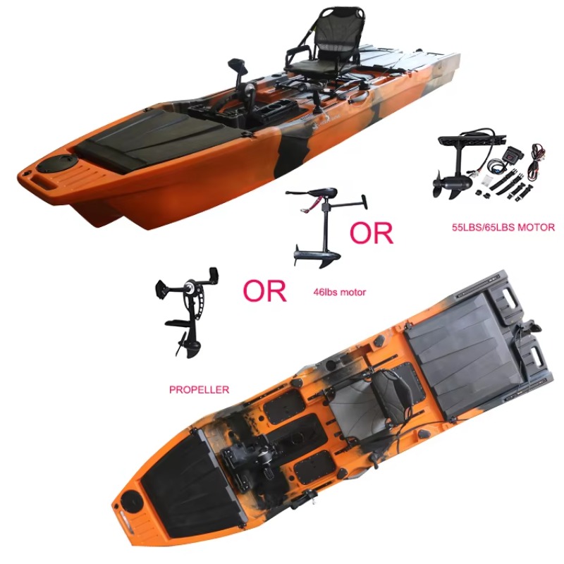 Vicking 12.6FT Single Kayak Pe - Fishing Boat Trolling Motor ulasan dan harga