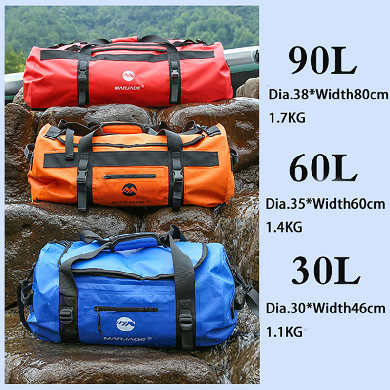 30L 60L 90L Waterproof Kayakin - Fishing Boat Oar ulasan dan harga