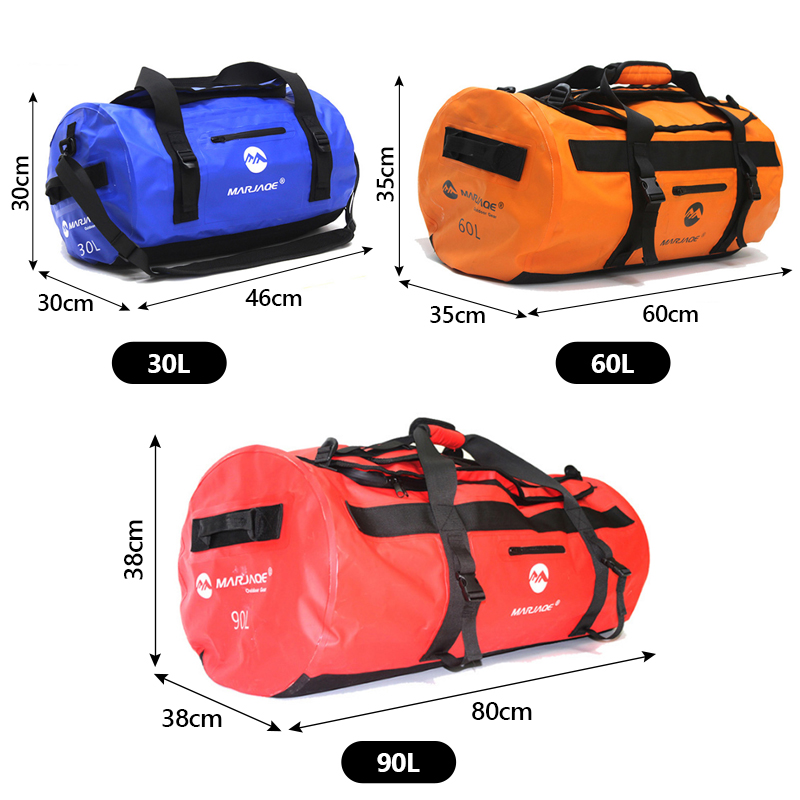 30L 60L 90L Waterproof Kayakin - Fishing Boat Oar ulasan dan harga