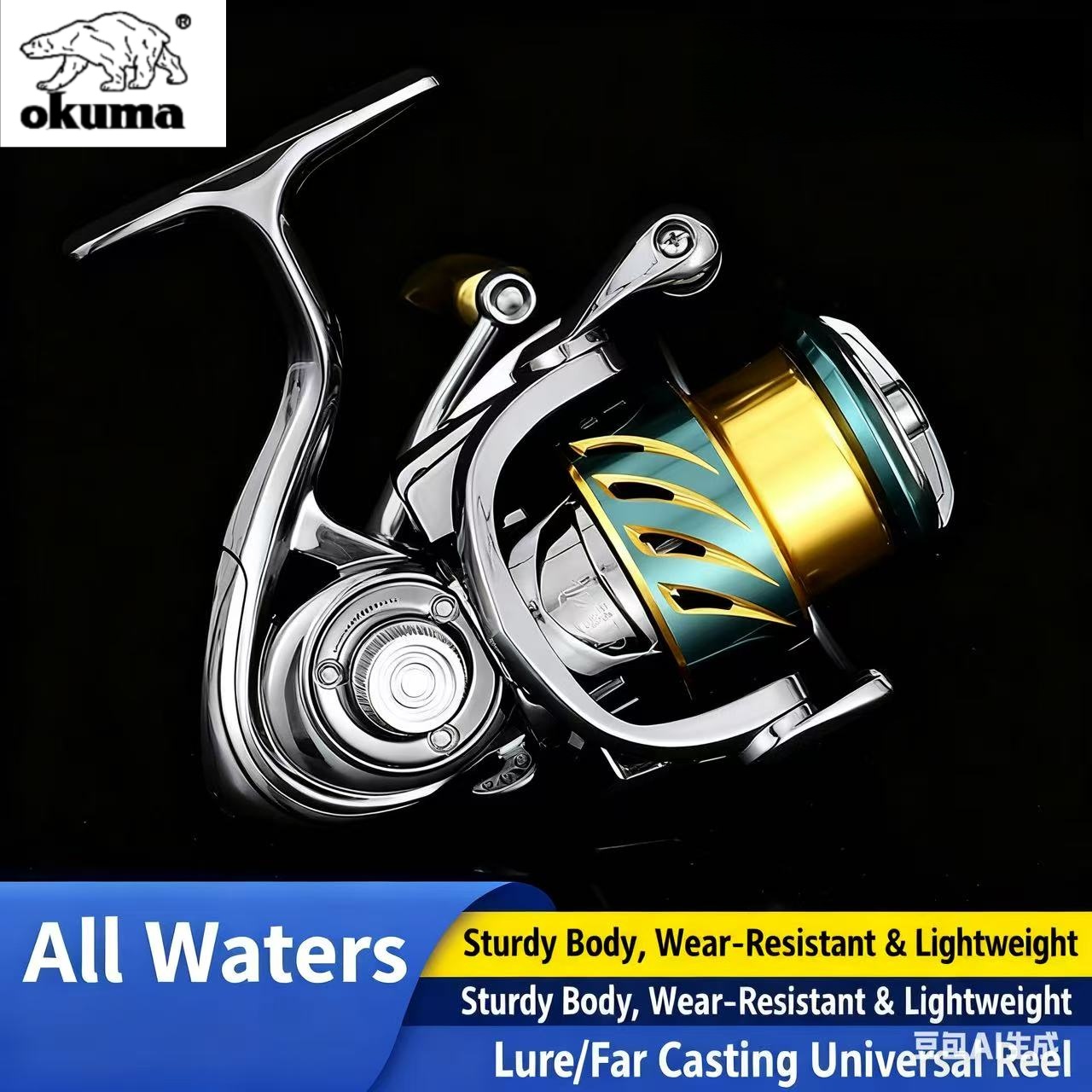 Okuma Fishing Tackle Spinning  - Abu Garcia Reel Max ulasan dan harga